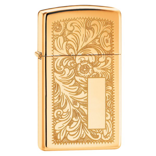 ENCEND. ZIPPO SLIM BRASS VENETIAN