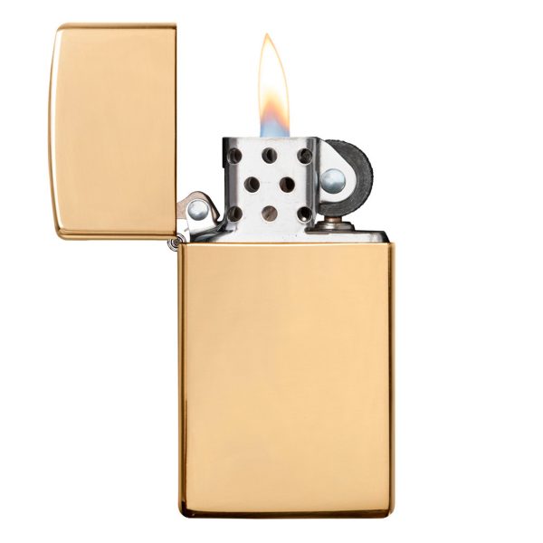 ENCEND. ZIPPO SLIM BRASS W O/S B