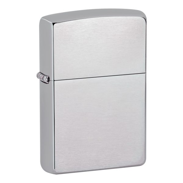 ENCEND. ZIPPO REG BRUSH FINISH CHROME