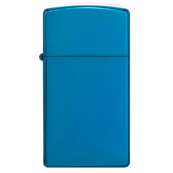 ENCEND. ZIPPO SLIM SAPPHIRE