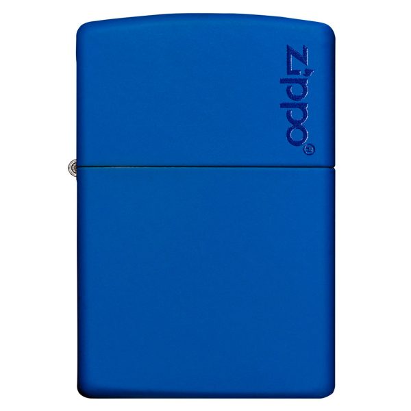 ENC ZIPPO CLASSIC ROYAL BLUE MATTE ZIPPO LOGO