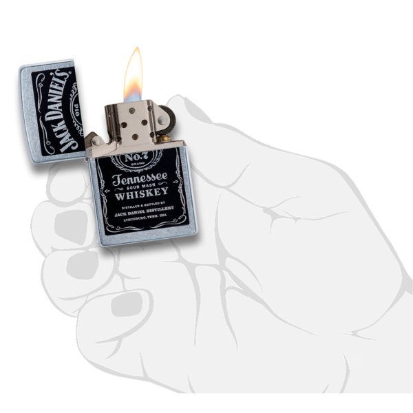 ENCEND. ZIPPO 207 JACK DANIEL´S LABEL