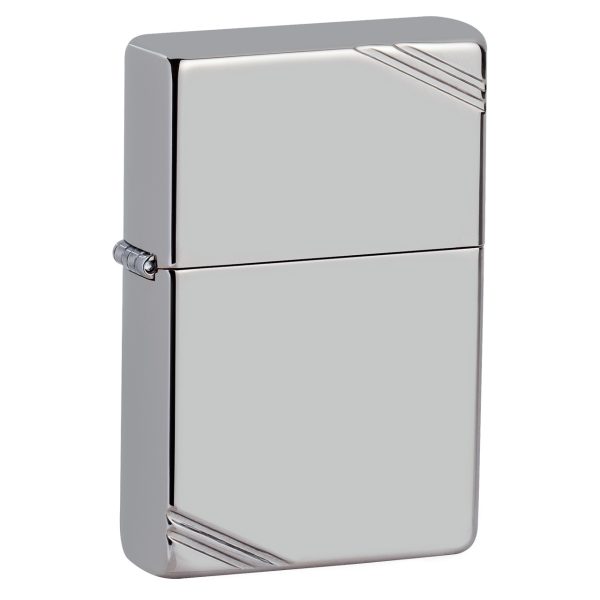 ENCEND. ZIPPO HI POLISH CHROME VINTAGE