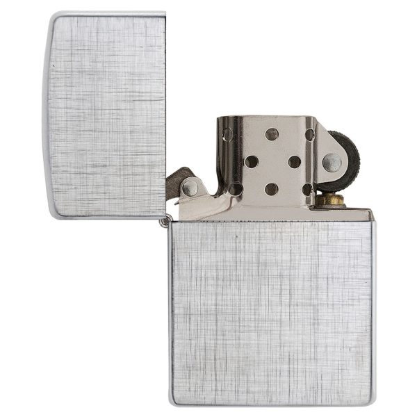 ENCEND. ZIPPO REG LINEN WEAVE