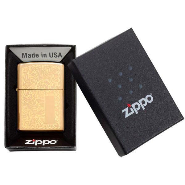 ENCEND. ZIPPO REGULAR BRASS VENETIAN