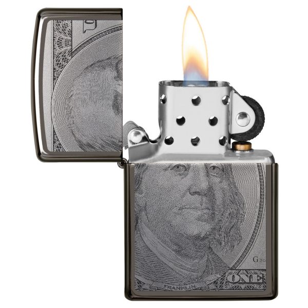 ENCEND. ZIPPO 150 CURRENCY DESING