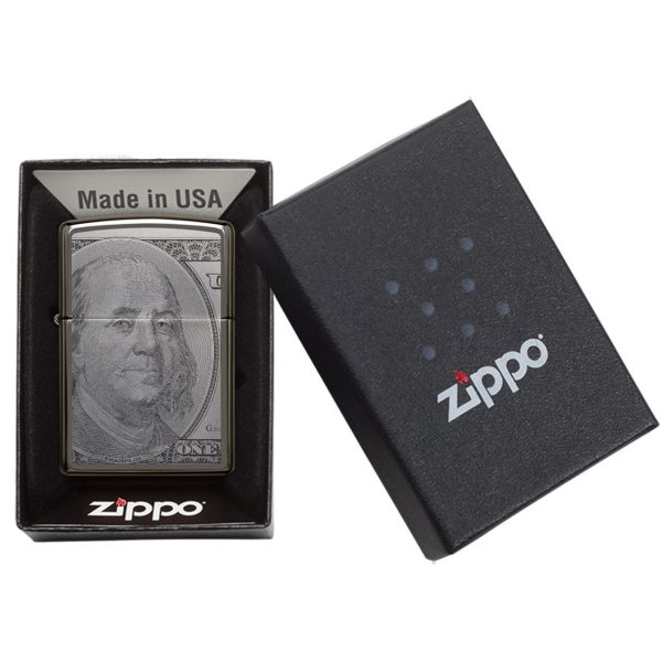 ENCEND. ZIPPO 150 CURRENCY DESING