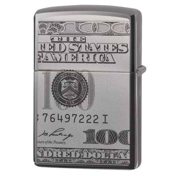 ENCEND. ZIPPO 150 CURRENCY DESING