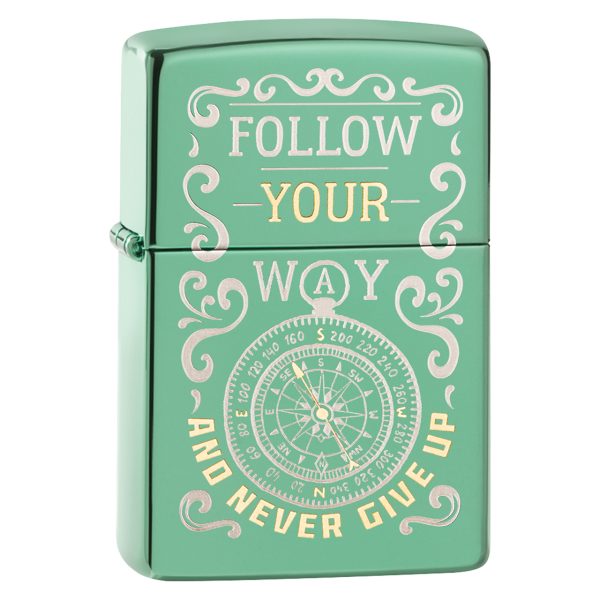 ENC ZIPPO FOLLOW YOUR WAY DESIGN