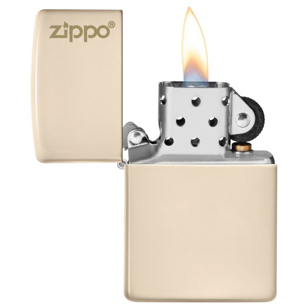 ENCEND. FLAT SAND ZIPPO LOGO