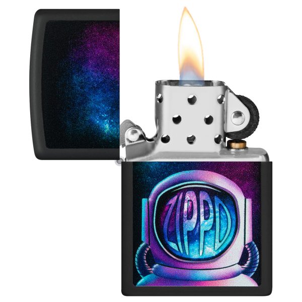 ENCEND. ZIPPO 218 ASTRONAUT DESIGN