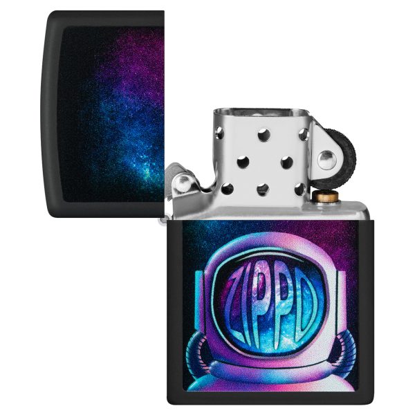 ENCEND. ZIPPO 218 ASTRONAUT DESIGN