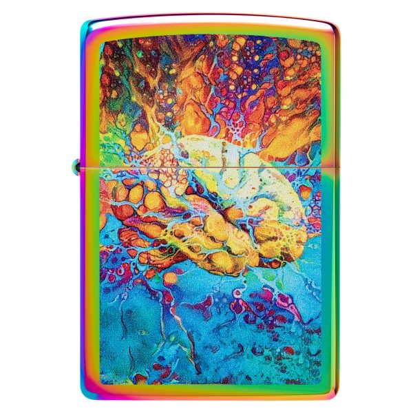 ENCEND. ZIPPO 151 PSYCHEDELIC BRAIN DESIGN