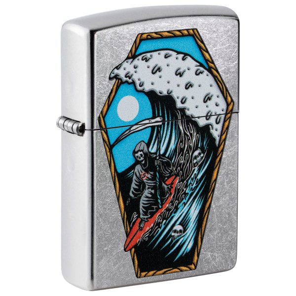 ENCEND. ZIPPO 207 REAPER SURFER DESIGN